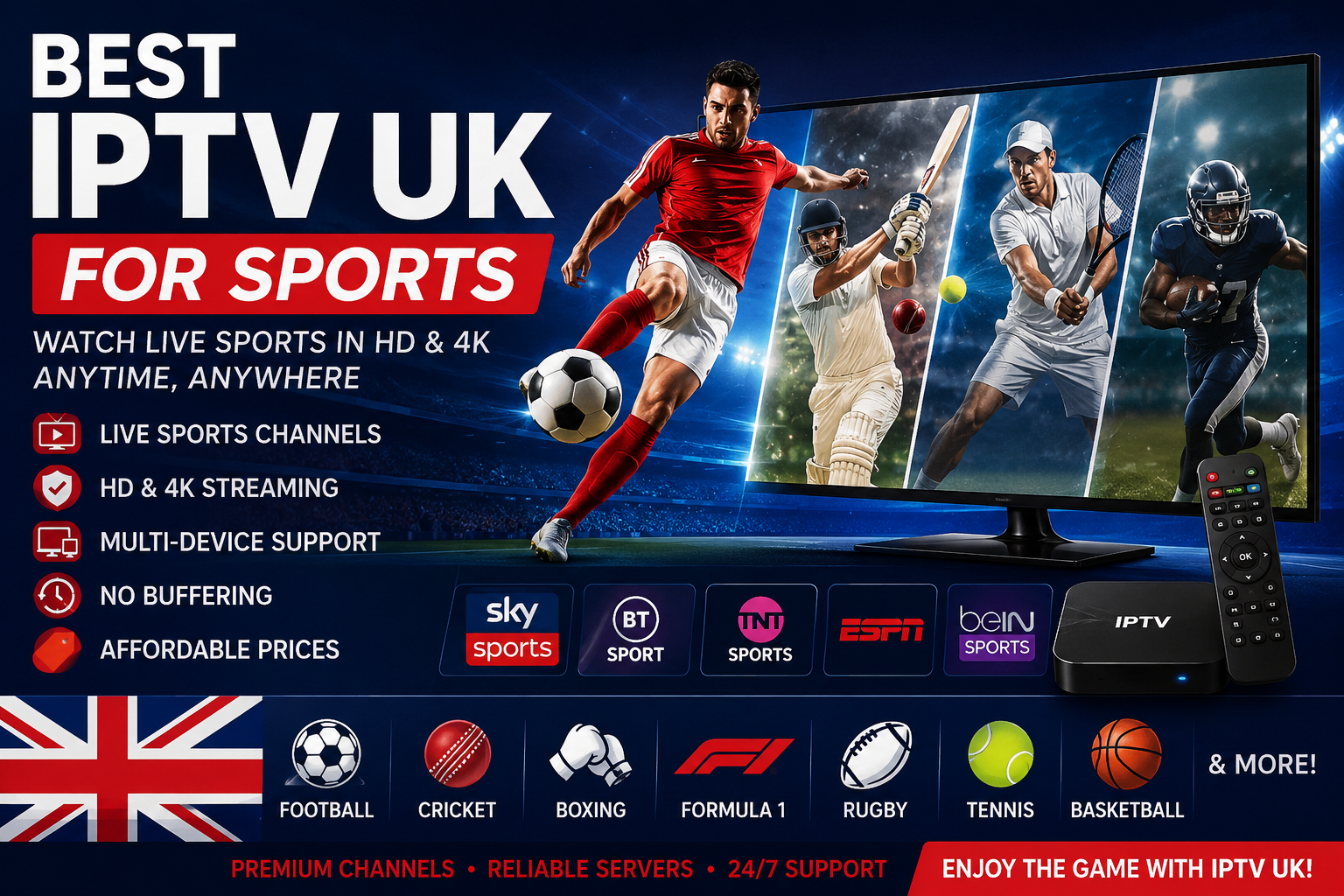 Best IPTV UK for Sports: The Ultimate Guide for Sports Fans in 2026
